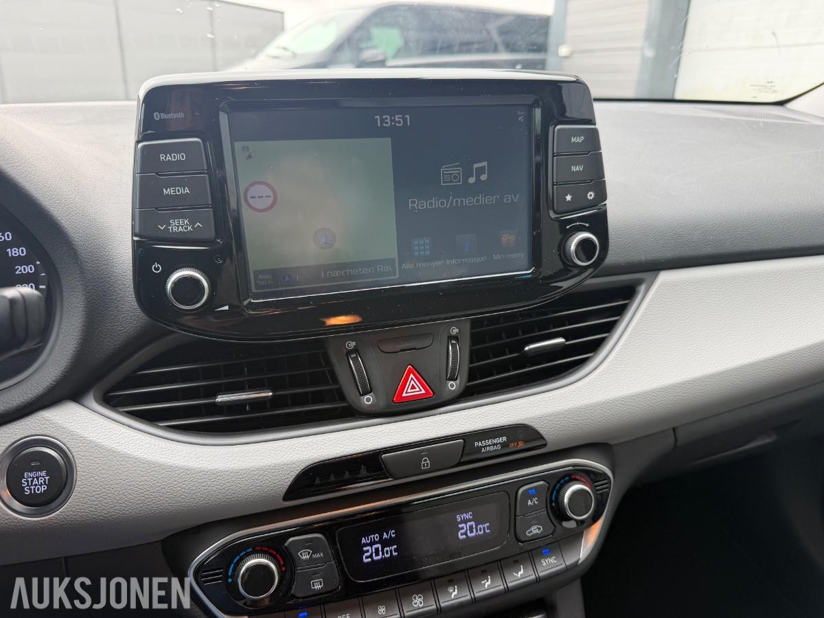 2018 Hyundai I30 1.0 T-GDI 120HK NAVI,DAB,R-KAMERA, 135000KM