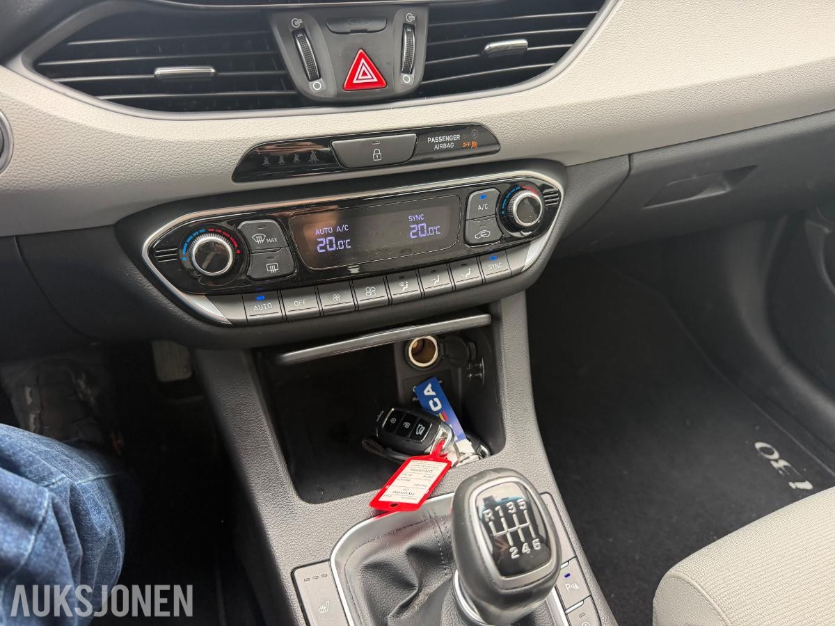 2018 Hyundai I30 1.0 T-GDI 120HK NAVI,DAB,R-KAMERA, 135000KM