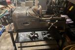 Ridgid 535 gjengemaskin på stativ med gjengebakker