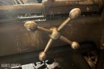 Ridgid 535 gjengemaskin på stativ med gjengebakker