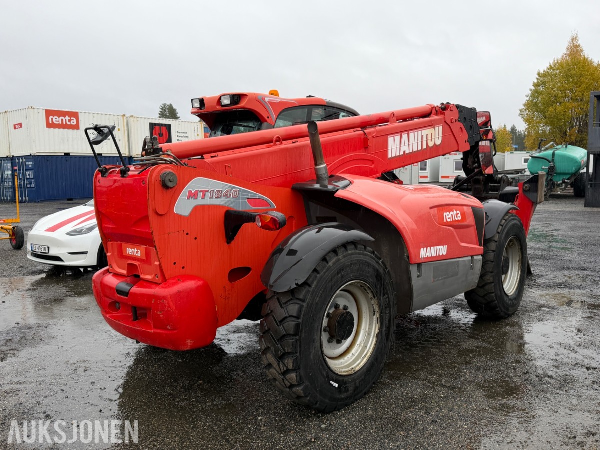 2012 Manitou MT1840 Teleskoptruck, 3200 timer, 18m løftehøyde 