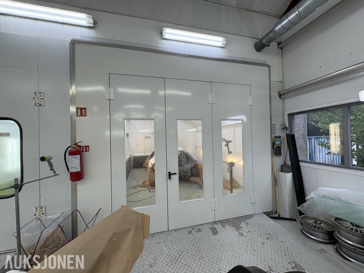 2024 Spanesi komplett lakkboks / sprøytekabin – montert ny i 2026
