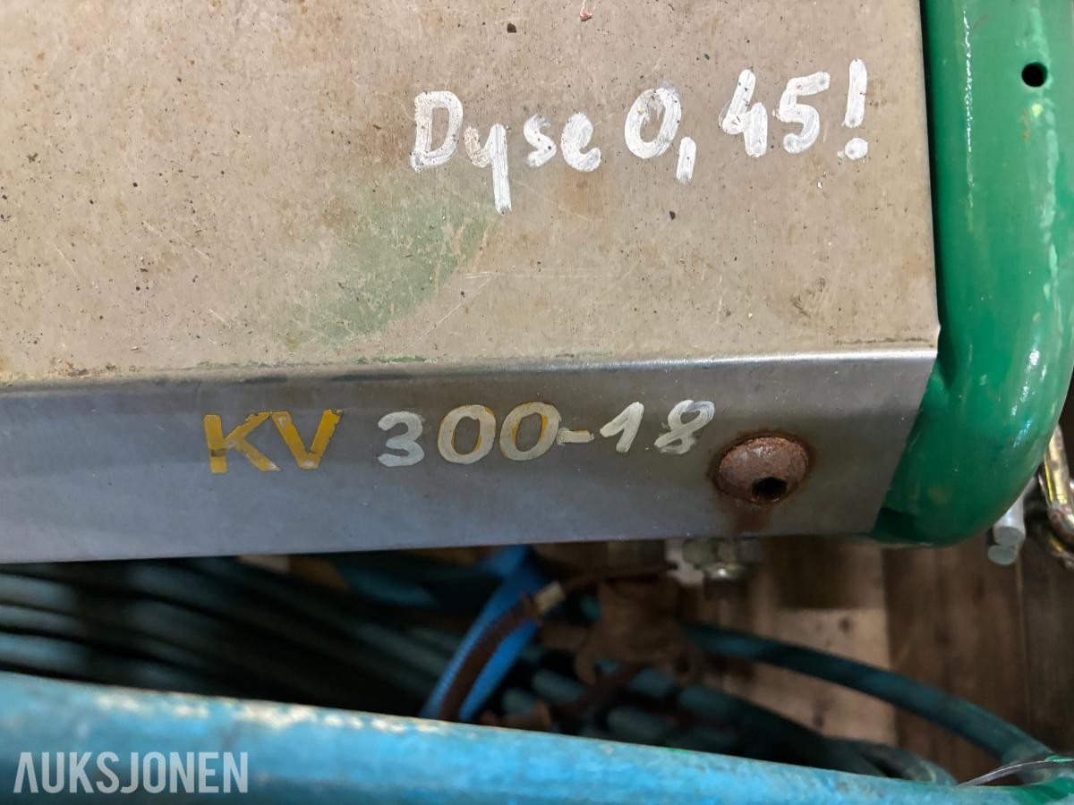 Høytrykksvasker KV 300-18  med høytrykkslange og Lanse med turbodyse 