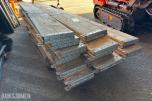57 stk. pallekarmer i tre med metallbeslag - 1kolli 