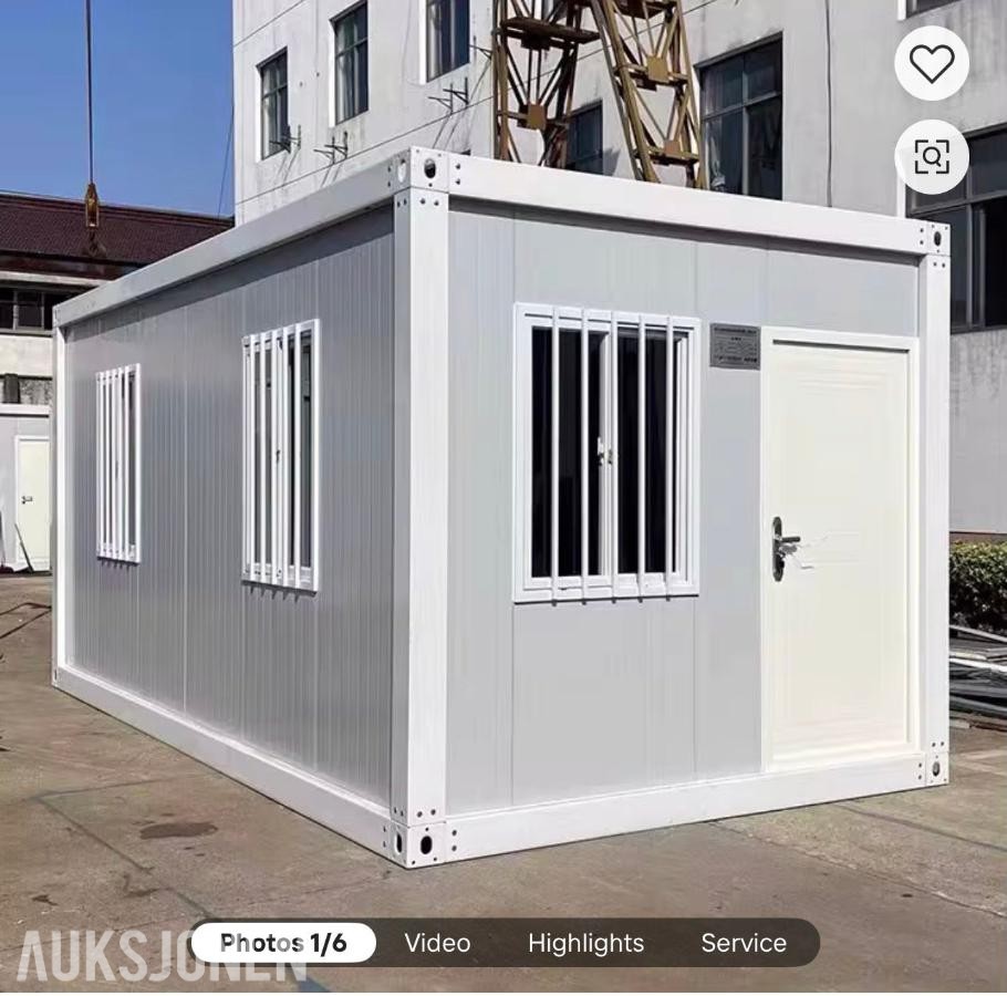 Container hus/brakke - Komplett byggesett - 