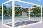 Container hus/brakke - Komplett byggesett - 