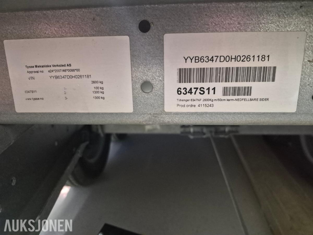 2017 Tysse 6347 S11 proffhenger 