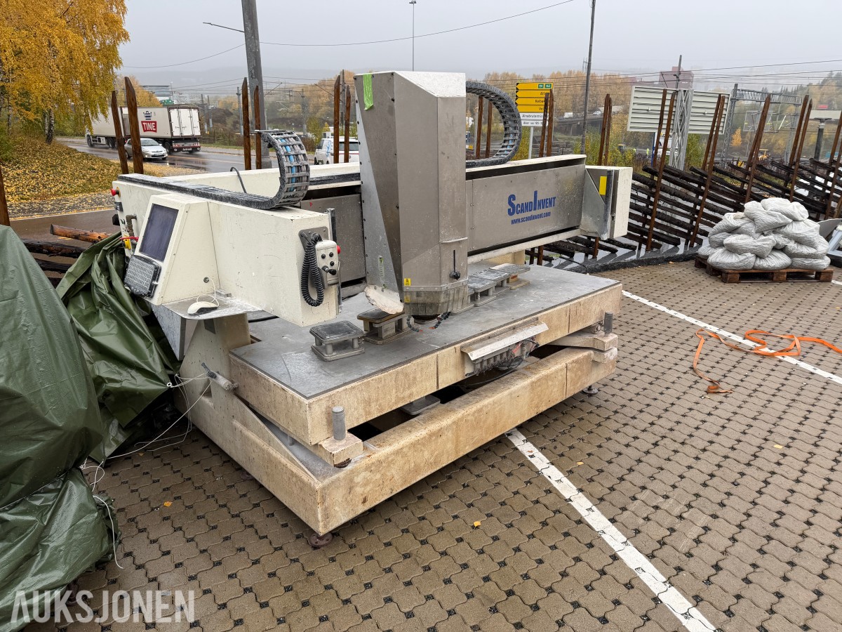 2 stk. Scandivent CNC-maskiner og reservedeler | CnCut-C4 og CnCut C3