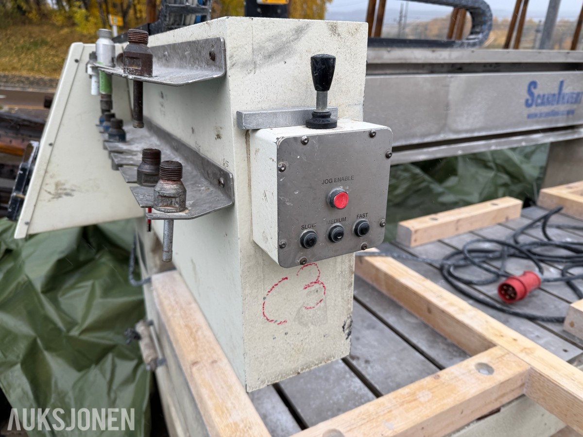 2 stk. Scandivent CNC-maskiner og reservedeler | CnCut-C4 og CnCut C3