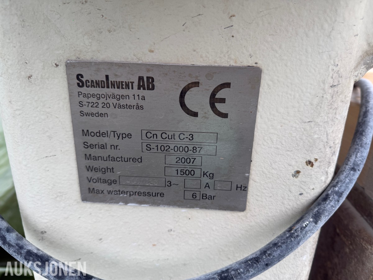 2 stk. Scandivent CNC-maskiner og reservedeler | CnCut-C4 og CnCut C3