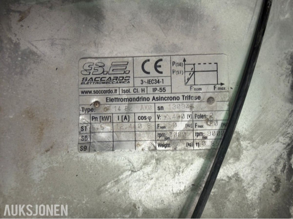 2 stk. Scandivent CNC-maskiner og reservedeler | CnCut-C4 og CnCut C3
