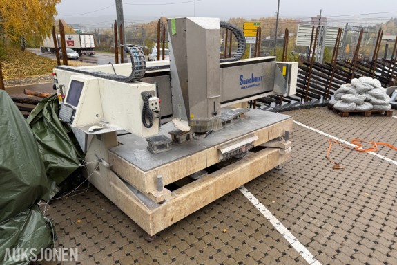 2 stk. Scandivent CNC-maskiner og reservedeler | CnCut-C4 og CnCut C3