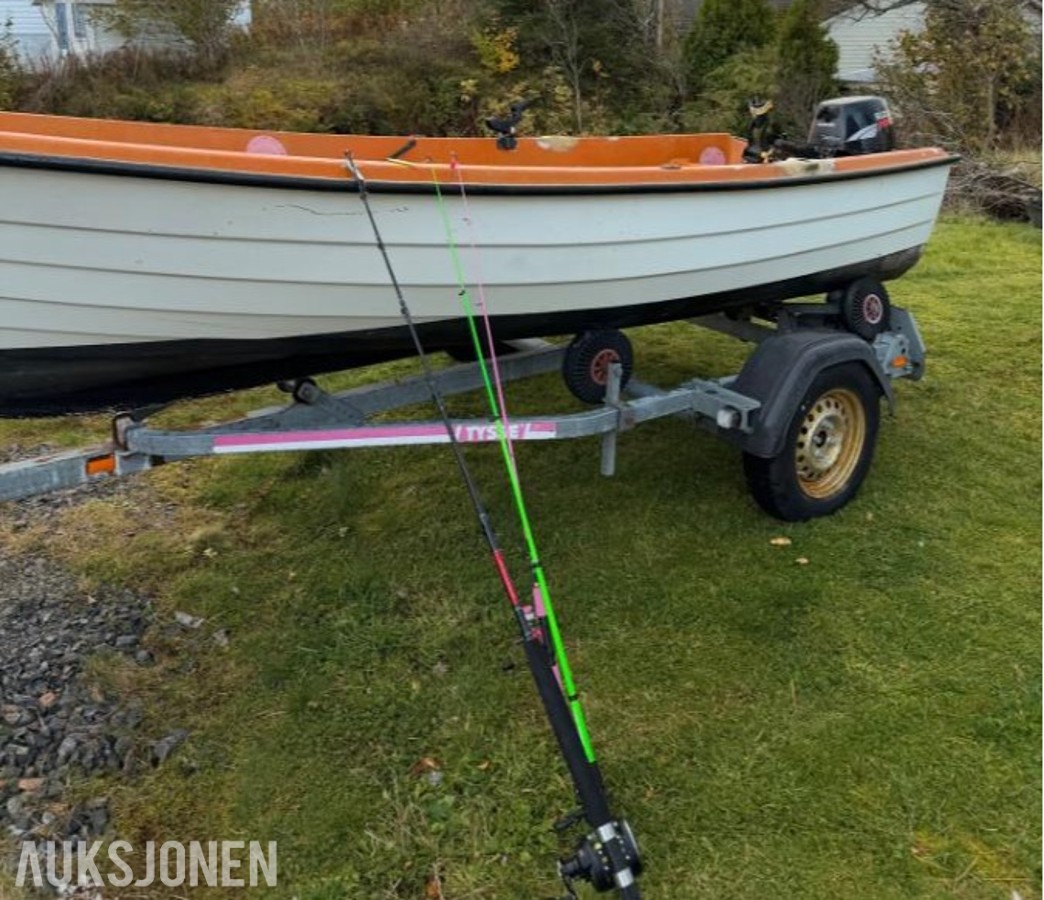 1980 Askeladden 14 fot med Suzuki 15HK