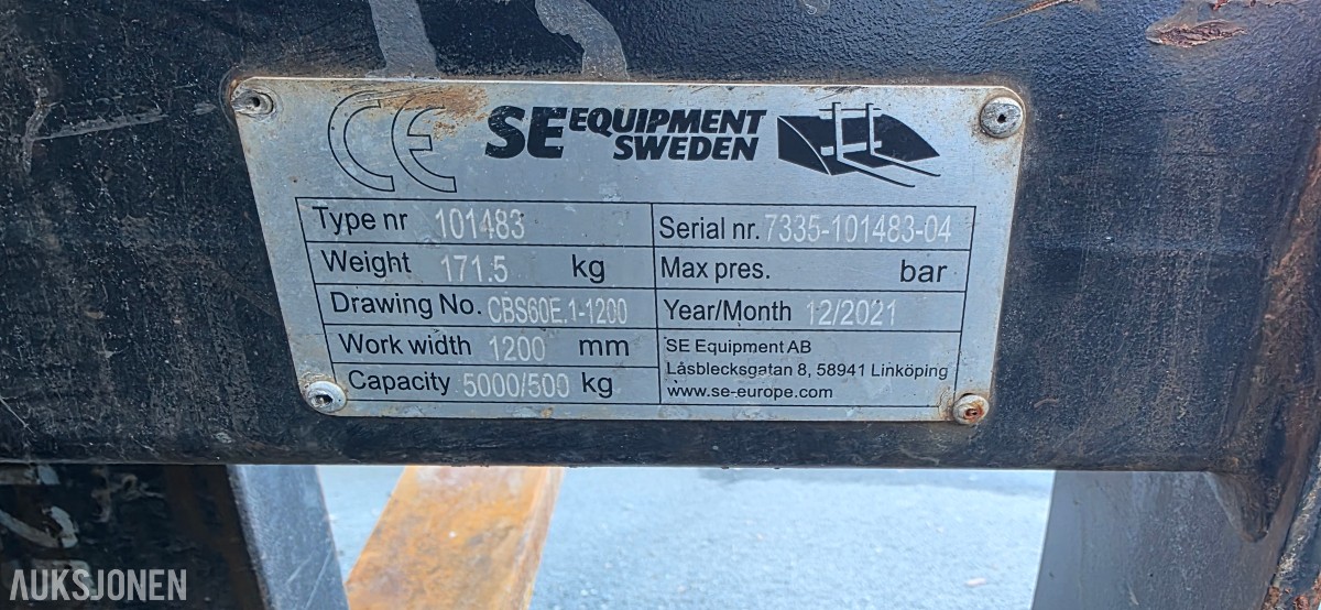 2015 Volvo ECR145DL Jernbane Maskin – 4 586 timer