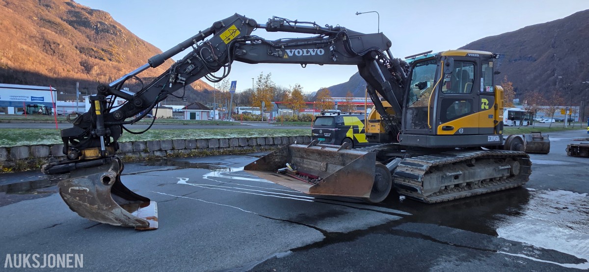 2015 Volvo ECR145DL Jernbane Maskin – 4 586 timer