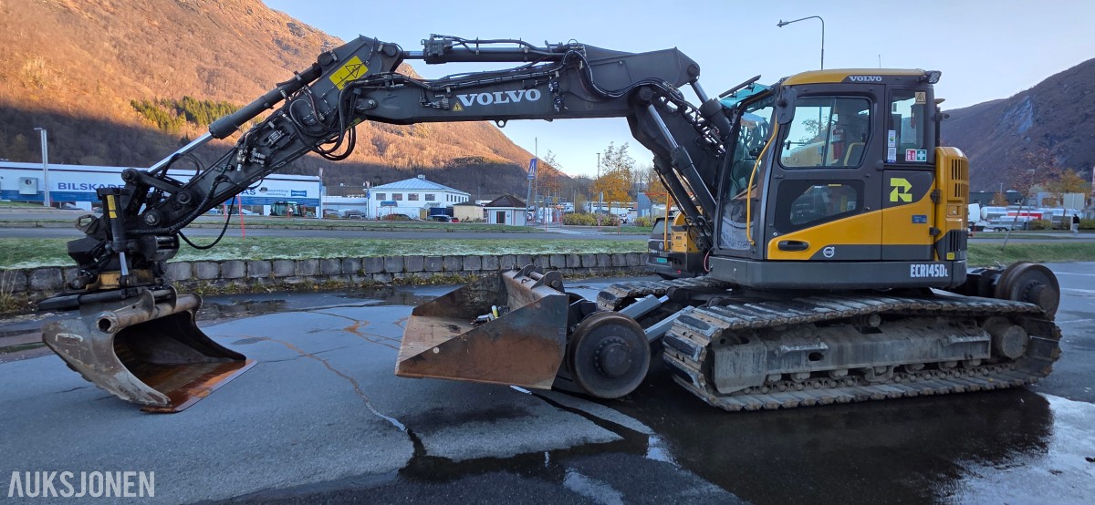 2015 Volvo ECR145DL Jernbane Maskin – 4 586 timer
