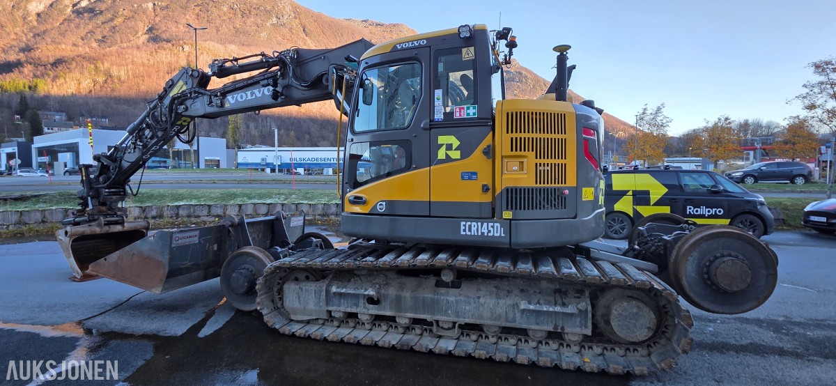 2015 Volvo ECR145DL Jernbane Maskin – 4 586 timer