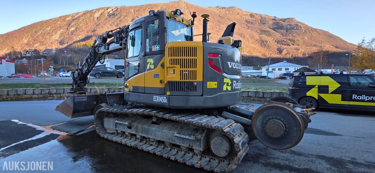 2015 Volvo ECR145DL Jernbane Maskin – 4 586 timer