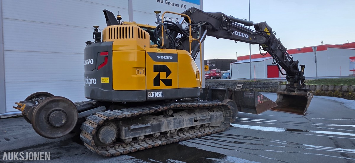 2015 Volvo ECR145DL Jernbane Maskin – 4 586 timer