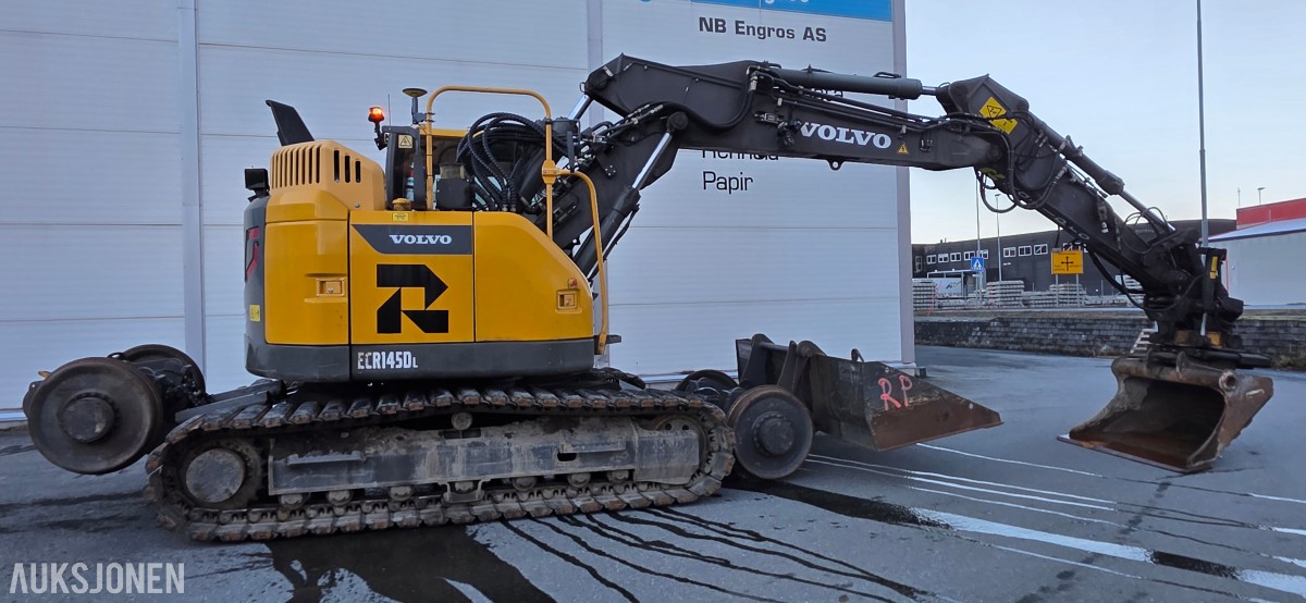2015 Volvo ECR145DL Jernbane Maskin – 4 586 timer