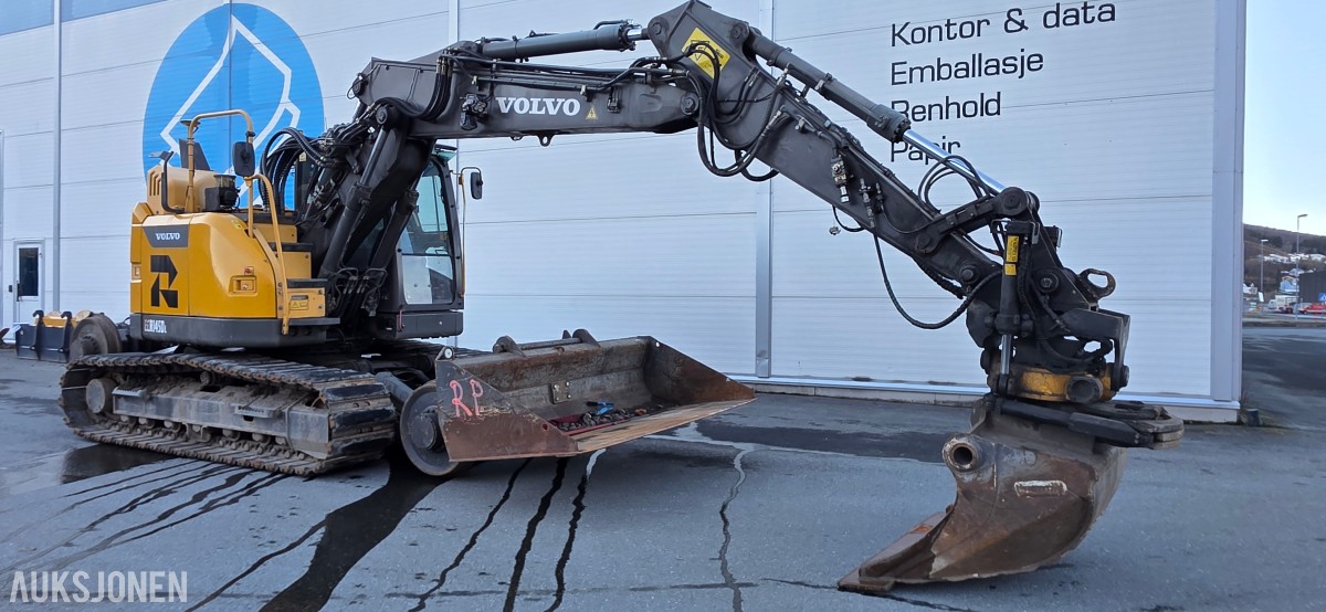 2015 Volvo ECR145DL Jernbane Maskin – 4 586 timer