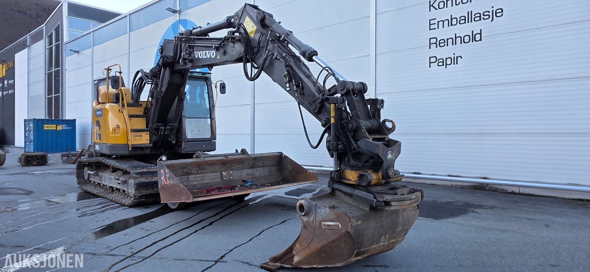 2015 Volvo ECR145DL Jernbane Maskin – 4 586 timer