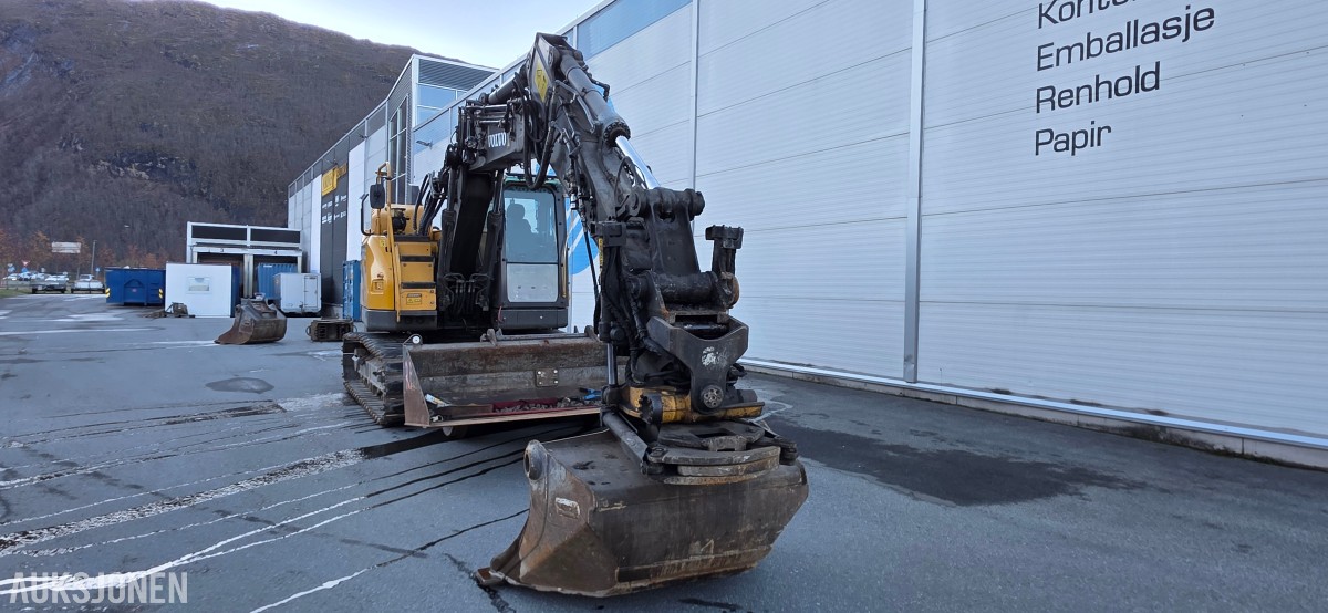 2015 Volvo ECR145DL Jernbane Maskin – 4 586 timer