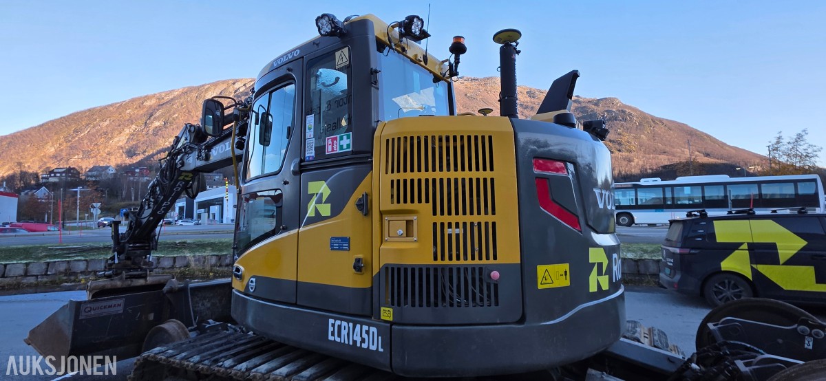 2015 Volvo ECR145DL Jernbane Maskin – 4 586 timer