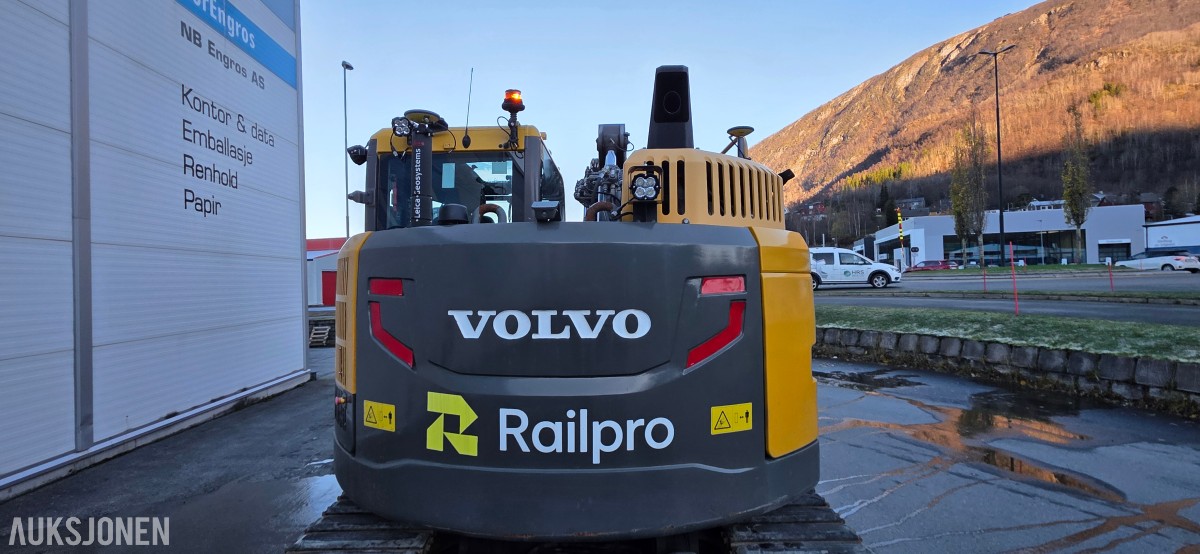 2015 Volvo ECR145DL Jernbane Maskin – 4 586 timer