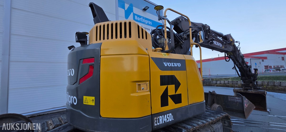 2015 Volvo ECR145DL Jernbane Maskin – 4 586 timer