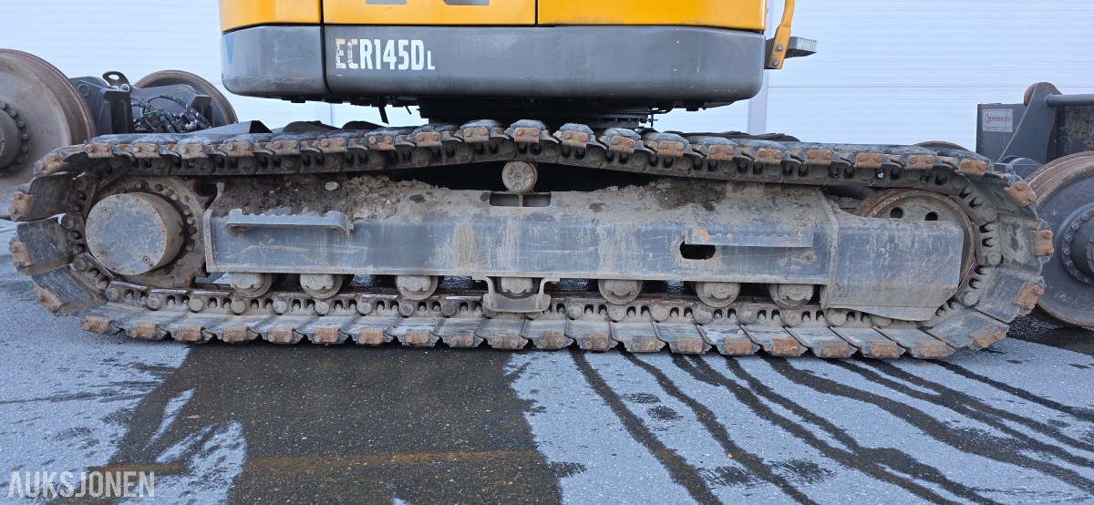 2015 Volvo ECR145DL Jernbane Maskin – 4 586 timer