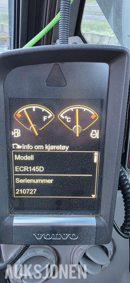2015 Volvo ECR145DL Jernbane Maskin – 4 586 timer