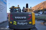 2015 Volvo ECR145DL Jernbane Maskin – 4 586 timer