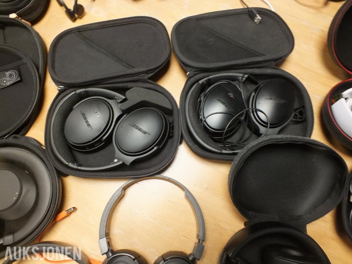 2020 div. headsett bla.BOSE, SONY,B.O, osv. - ingen minstepris