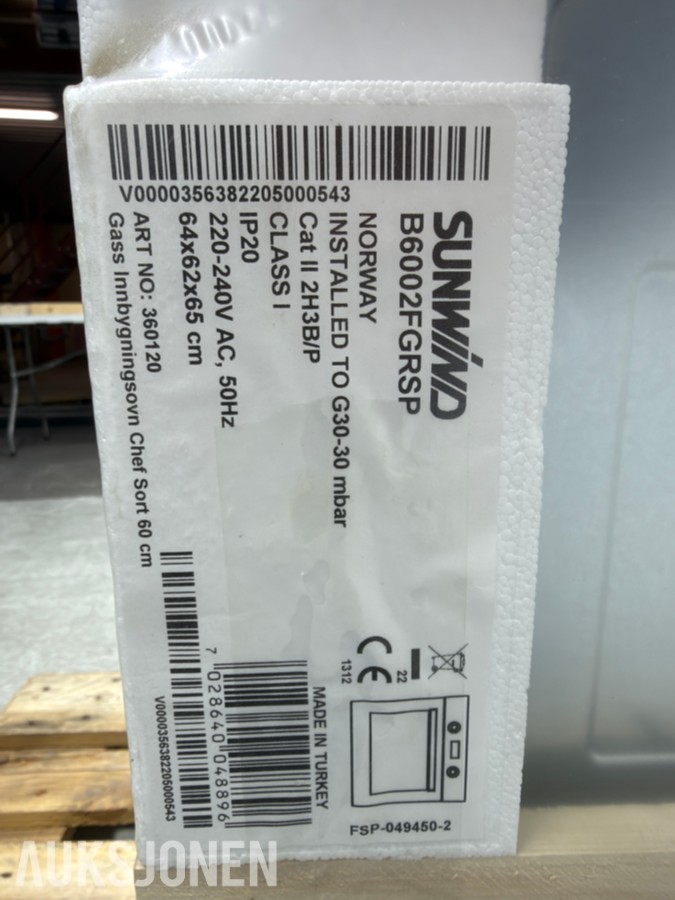 Sunwind B6002FGRSP-Ovn