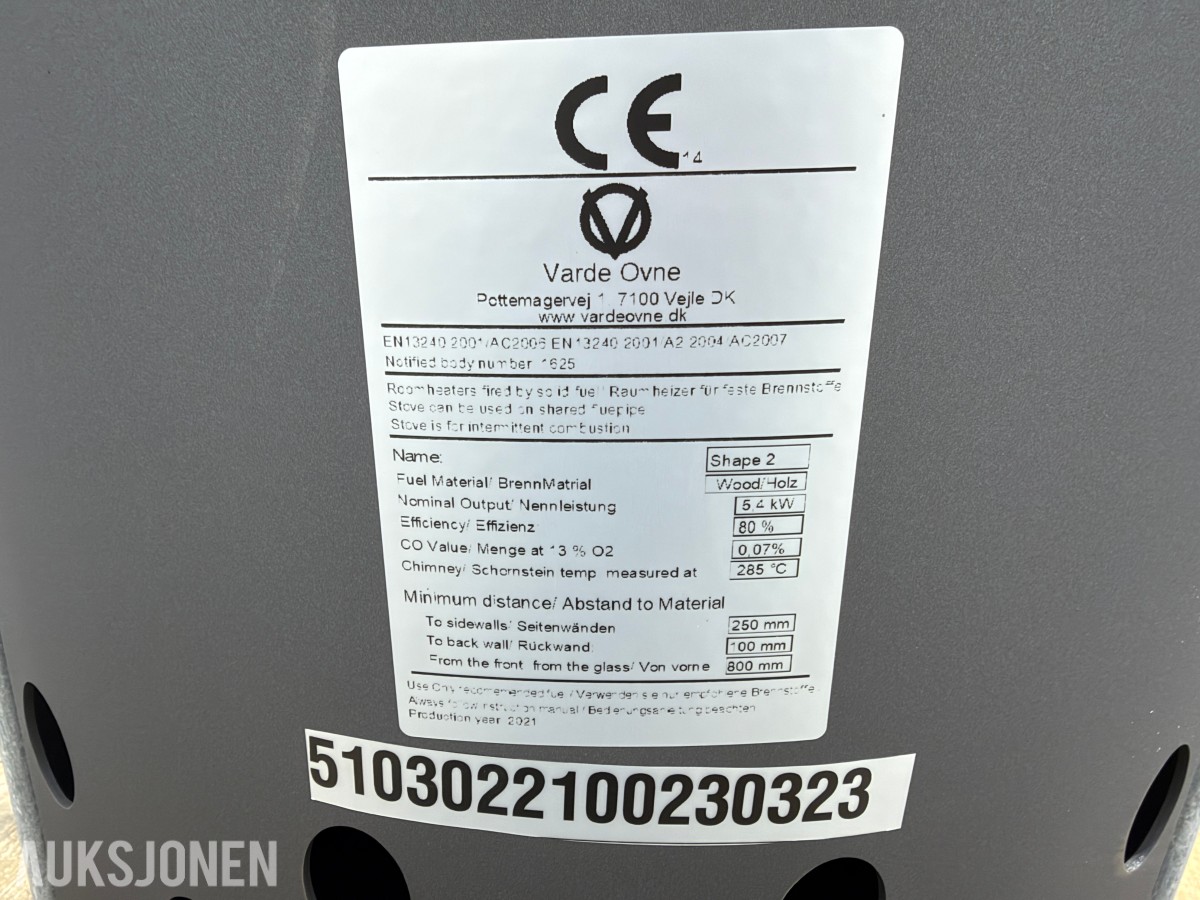 2021 Varde Ovne Shape 2-Vedovn