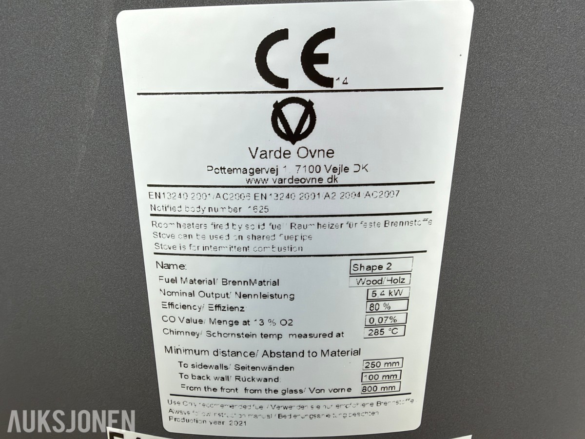 2021 Varde Ovne Shape 2-Vedovn