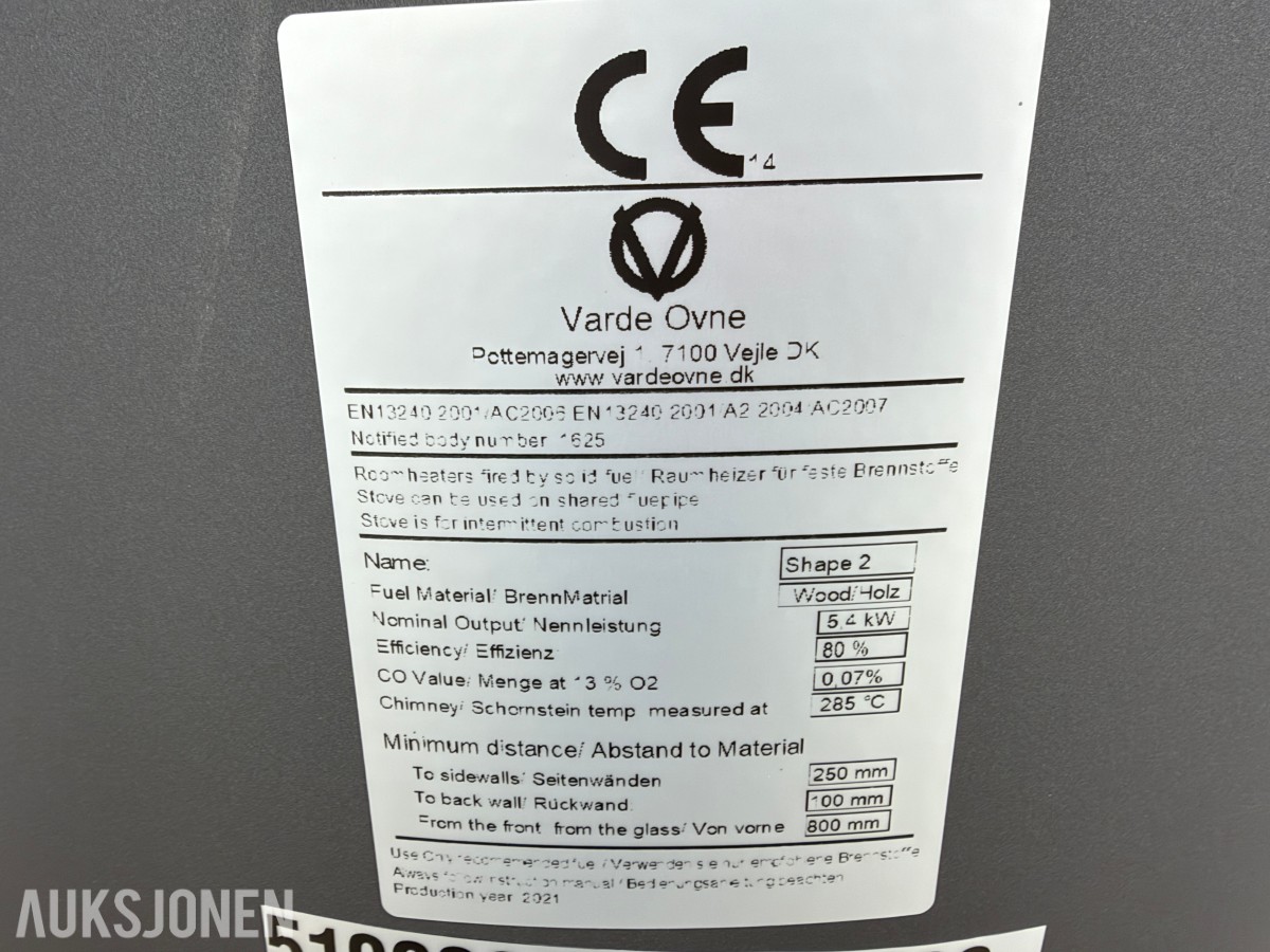2021 Varde Ovne Shape 2-Vedovn