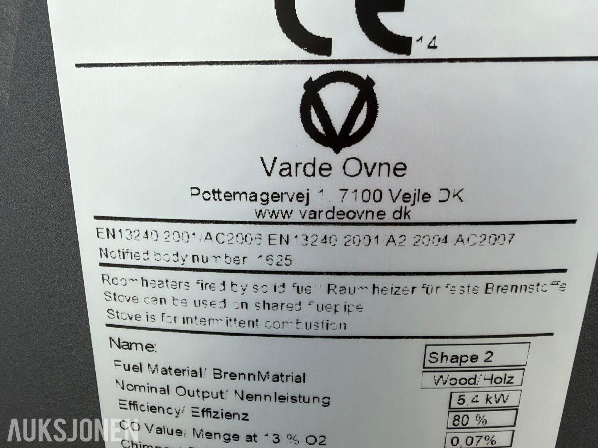 2021 Varde Ovne Shape 2-Vedovn