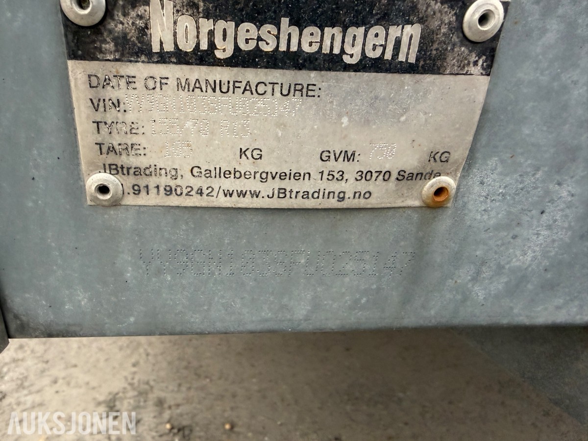 2015 Norgeshengern Varehenger Enkelsakslet