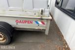 2011 Gaupen tilhenger med høyt lokk, 1300 kg.