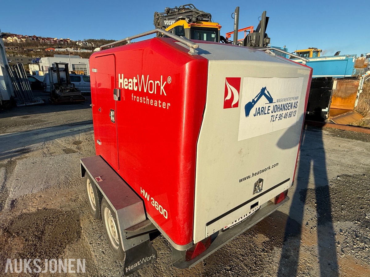2011 HeatWork HW3600 Teletiner med matter