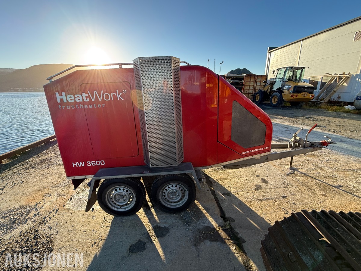 2011 HeatWork HW3600 Teletiner med matter