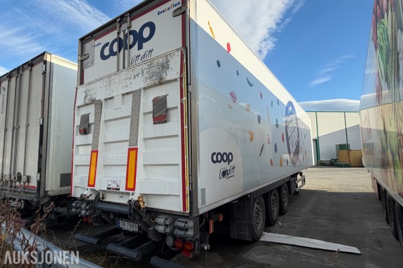 2024 Lecitrailer LTF-LT FRG-FL kjøle -/ frysesemitrailer, Carrier kjøleaggregat og Zepro 2500 kg bakløfter - tre temp
