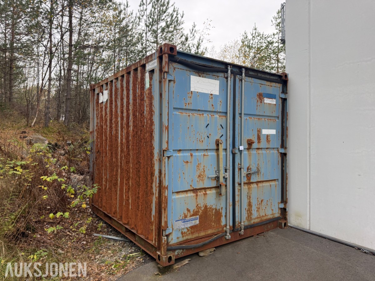 Container 10 fot – 250,- | Auksjonen