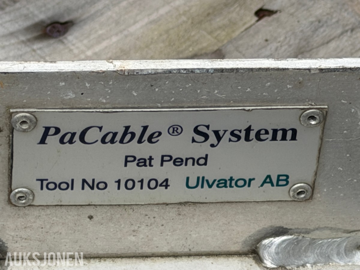 Ulvator PaCable kabelvinde, Tool No. 10104