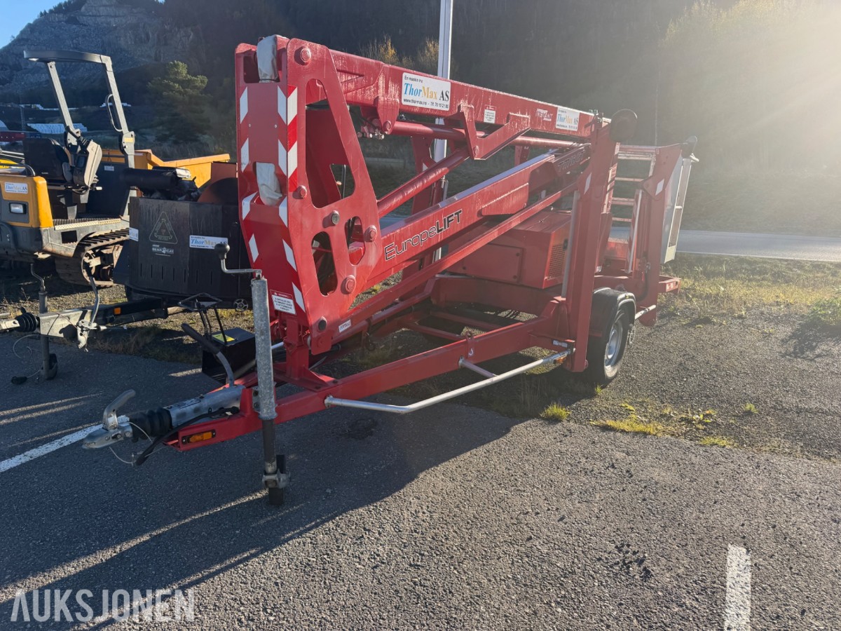 2021 EuropeLift TM16GT tilhengerlift, 16 m arbeidshøyde, 486 t
