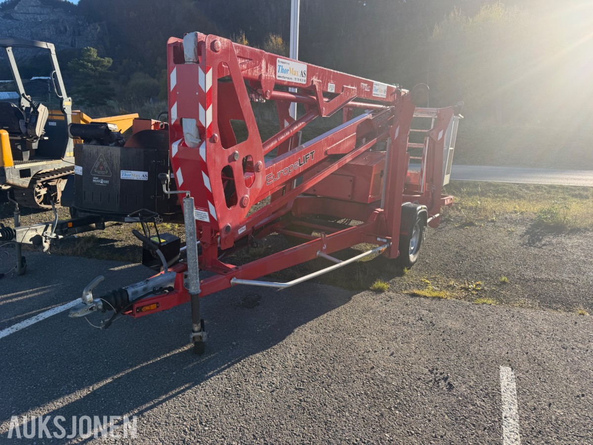 2021 EuropeLift TM16GT tilhengerlift, 16 m arbeidshøyde, 486 t
