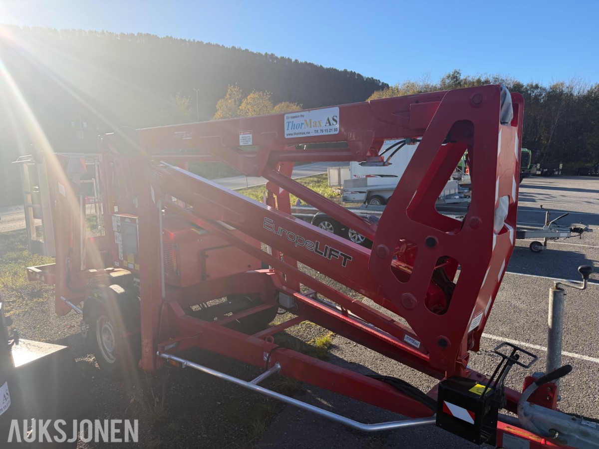 2021 EuropeLift TM16GT tilhengerlift, 16 m arbeidshøyde, 486 t