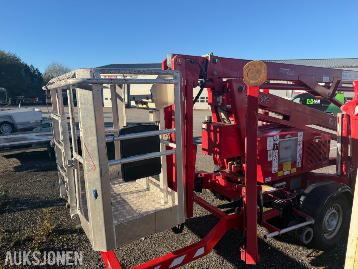 2021 EuropeLift TM16GT tilhengerlift, 16 m arbeidshøyde, 486 t